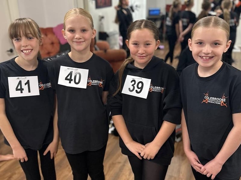 Faye, Aurora, Faith and Morgan.