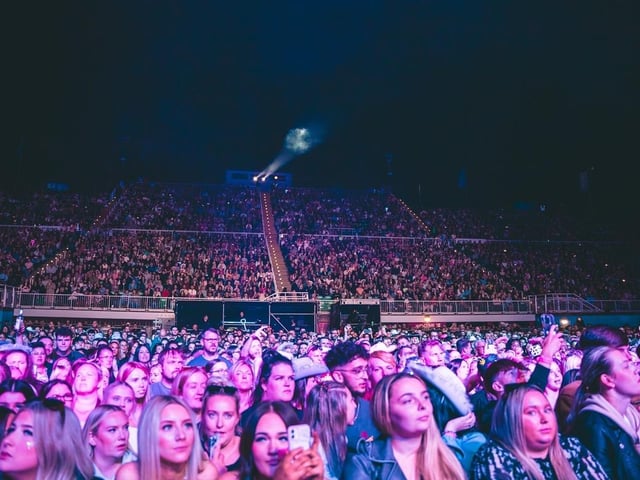 Sell-out at Becky Hill's Open Air Theatre gig.