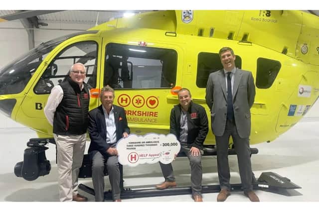 The HELP Charity has donated £300,000 towards the new helipad