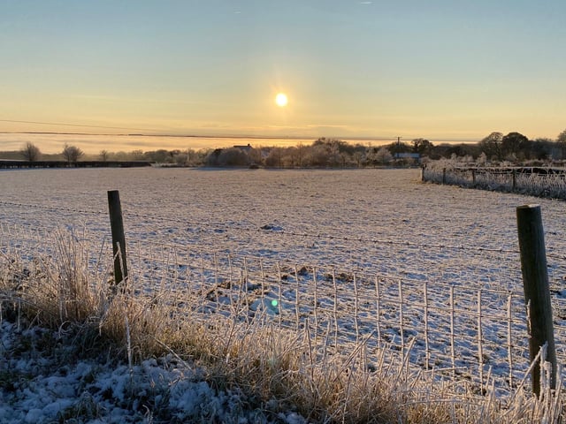 Stunning winter landscape.