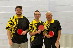 Turboblades are, from left, Callum Richardson, Jamie Trigg and Andrew Stokes.