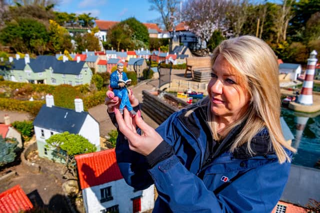 Attention to detail is evident throughout the model village.
