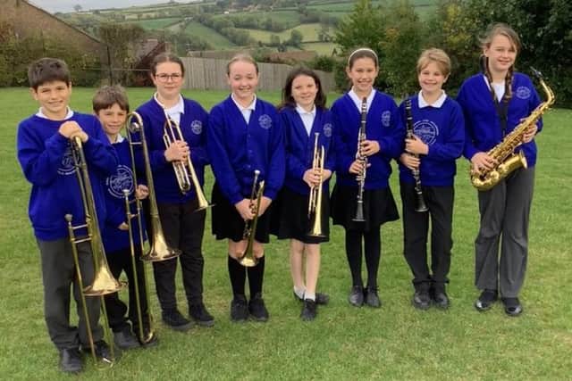 Sleights School band members