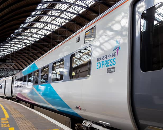 TransPennine Express train - services will be hit by rail strikes on November 5, 7, and 9.
