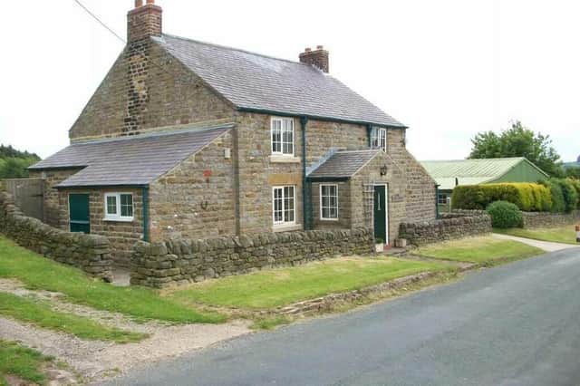 The stone built cottage with registered smallholding for sale in Cloughton.