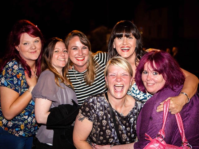 Megan, Sarah, Kat, Tracey, Becca & Michelle all out celebrating Sarah's Hen Do in town