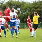 Taylor Hide, number 3, opened the scoring for Boro Reserves at Driffield.
