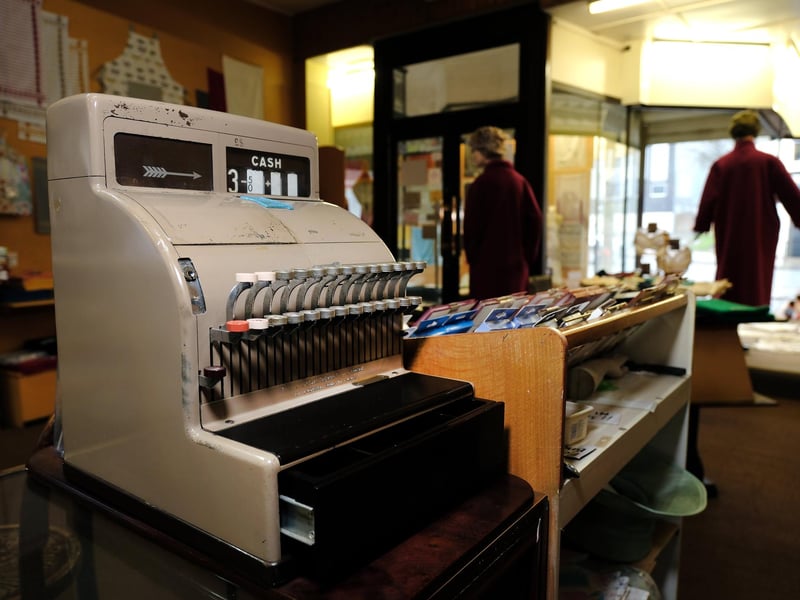 Cash was king for Ms Clough, with no debit or credit cards being accepted in the shop.