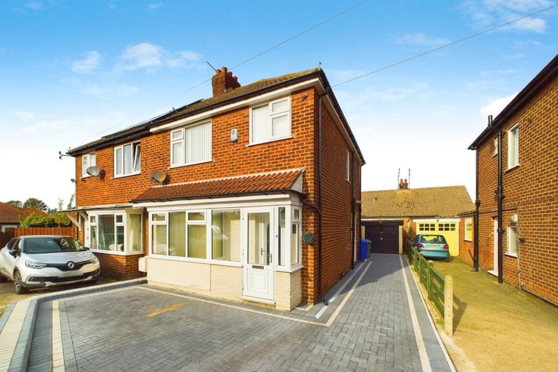 This four bedroom semi-detached house is for sale with Hunters for £180,000.