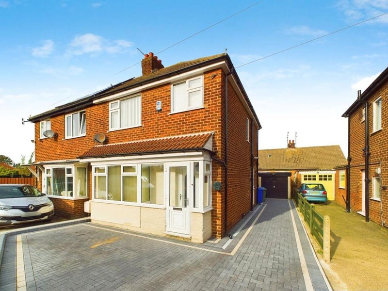 This four bedroom semi-detached house is for sale with Hunters for £180,000.