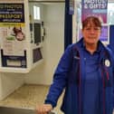 Sue Barnard is hoping to swim 21 miles during April, the equivalent of crossing the English Channel.