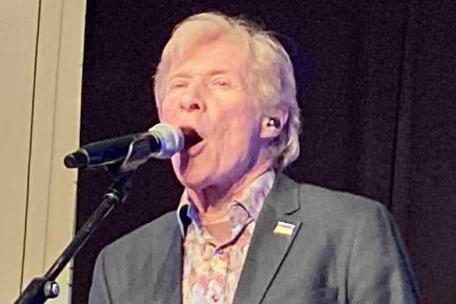 Legendary 60s singer Paul Jones on stage at the Whitby Pavilion in September 2024