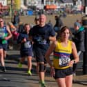 Hester Butterworth, of Scarborough AC, in 10k action.