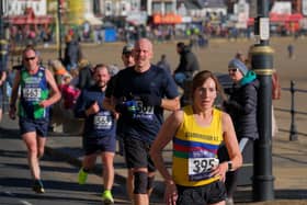 Hester Butterworth, of Scarborough AC, in 10k action.