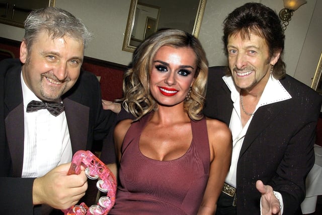 Pictured with Richard and Helen Dean of the Clarence Gardens Hotel on the first of their Cabaret Nights in 2008.