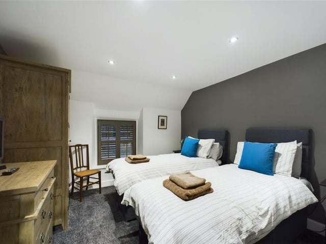 Another of the property's four bedrooms.