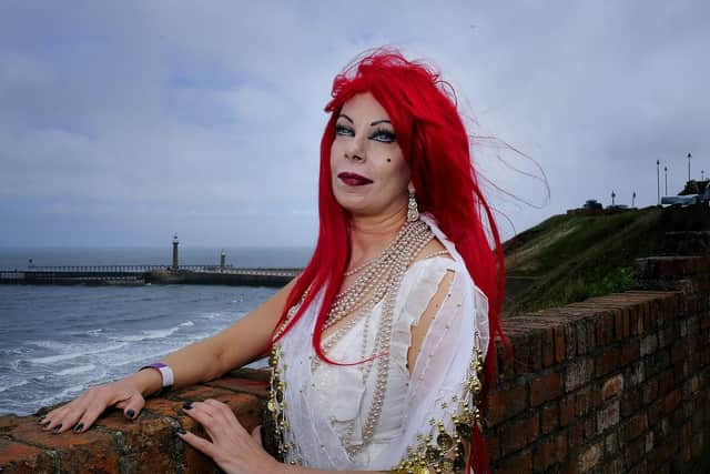 Laura Holden at Whitby Pavilion for a Tomorrow's Ghosts festival.
picture: Richard Ponter