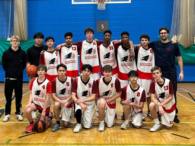 Scarborough College basketball team.