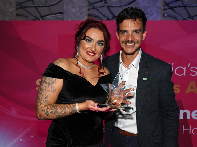 Paulina Werner, winner of the Support Services award.