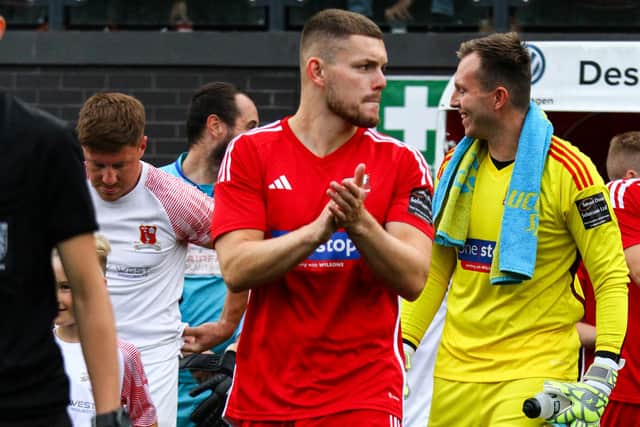 Bailey Gooda impressed for Boro v Rushall. PHOTO BY ZACH FORSTER