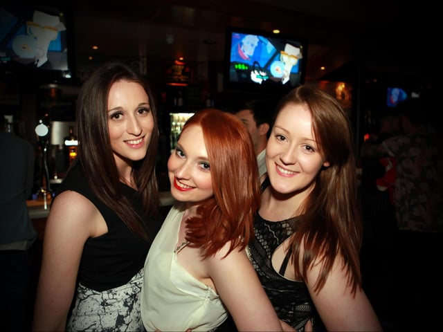 Collette, Rhianna and Kate in Blue Lounge