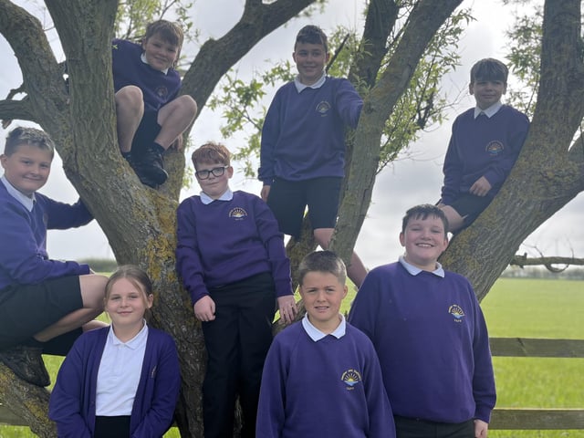 Hawsker-cum-Stainsacre School leavers.