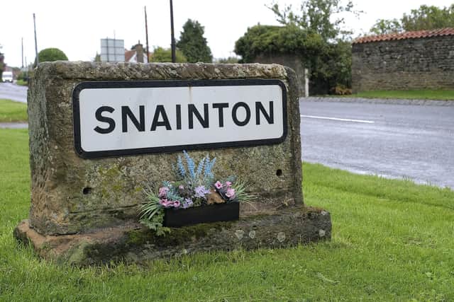 Snainton road sign. picture: Richard Ponter