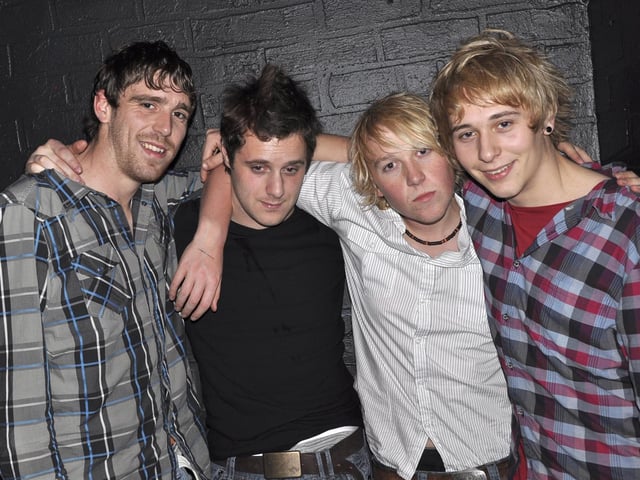 Jonathan, Dave, Magee and Doze get together.