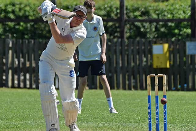 Dave Morris impressed for Scalby. Photo by Simon Dobson