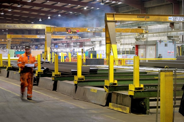 Severfield's core business is with structural steel, however they do work with metal based products as seen with their Severstor and Rotoflo.