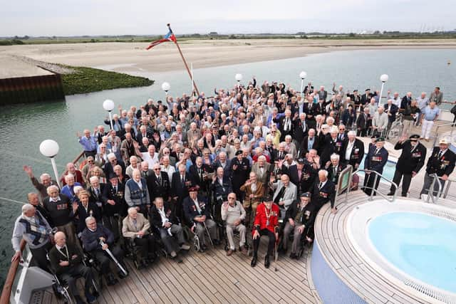 Veterans with the Royal British Legion on D-Day 75