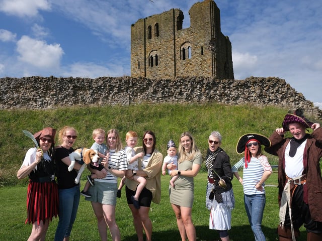 Meeting the pirates at Scarborough Castle