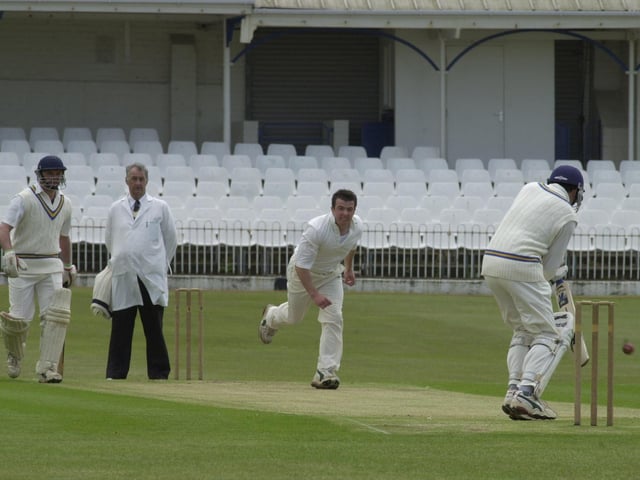 Do you recognise the Scarborough bowler in action against Driffield?