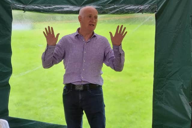 Author Terry Deary.