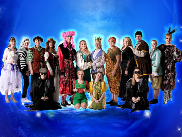 The cast of Whitby Apollo Players' Hansel and Gretel.
Photography by The Artistic Lens; Digital Design by Si James.