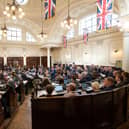 Councillors in the council chamber at County Hall. Independent volunteers are being sought to help to ensure high standards are maintained in the new North Yorkshire Council.