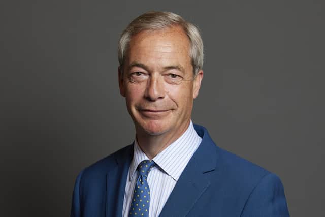 Nigel Farage. House Of Commons.