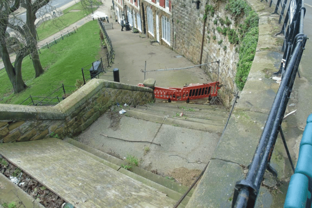 Landing Of The Main Steps, Museum Terrace Steps. SCC Ltd