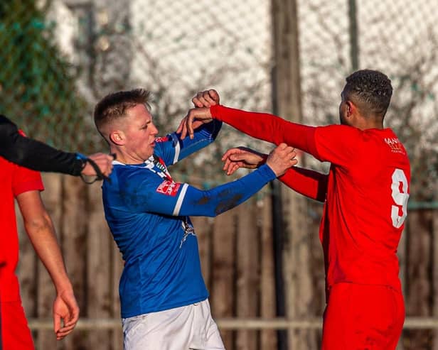 Whitby Town slipped to a 3-1 home loss against Workington AFC. Photo by Brian Murfield