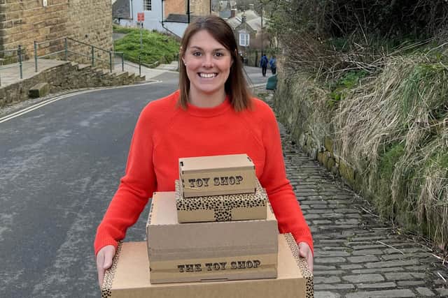 Louise Gerhardsen of The Toy Shop, Robin Hood's Bay.