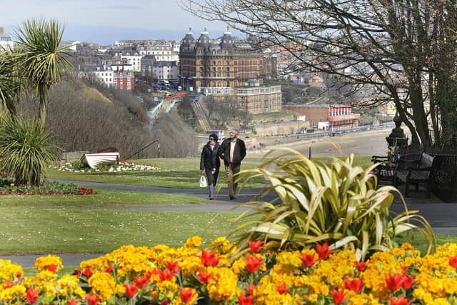 Chilly temperatures, showers and sunshine are all predicted for this weekend on the Yorkshire coast, according to the Met Office. Photo: Richard Ponter.