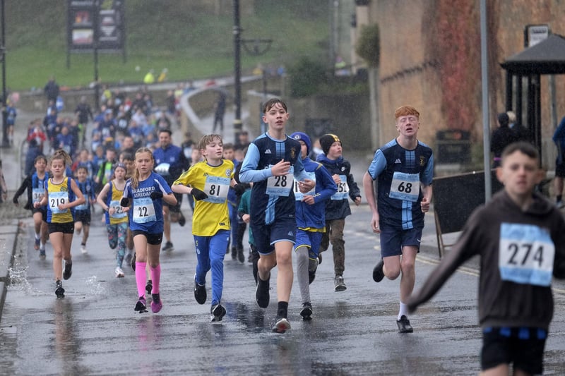 A good turn out for the fun run in Scarborough.