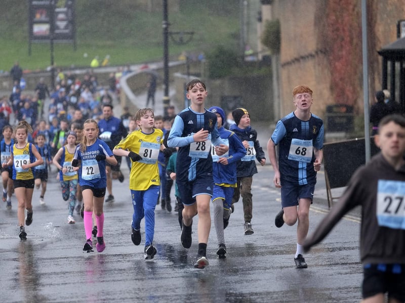 A good turn out for the fun run in Scarborough.