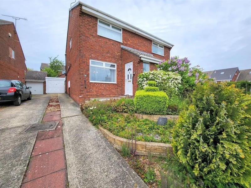 Two-bedroom house, for sale with Manhatten Property, £115,000.