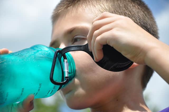 Keeping well hydrated is vital during hot weather spells