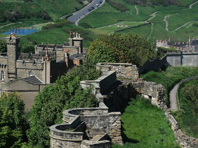 The castle walls