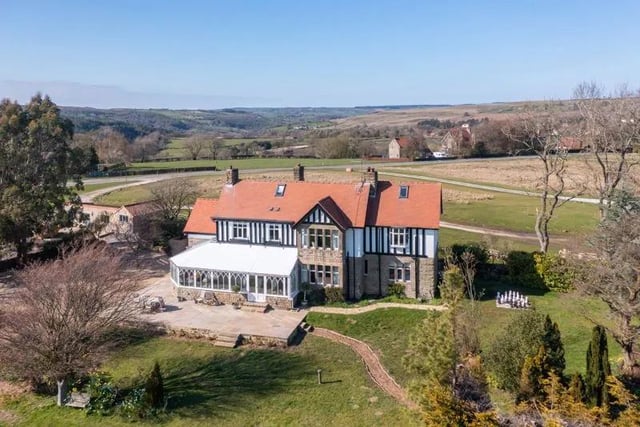 This six bedroom, seven bathroom and four reception room detached house is currently for sale with Cundalls for offers over £1,250,000.