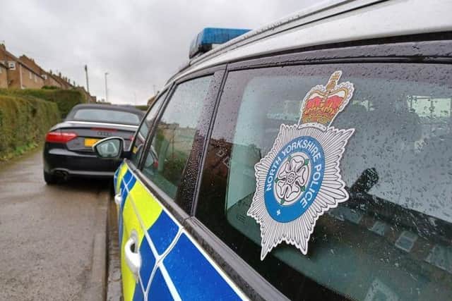 The black audi was impounded by police.