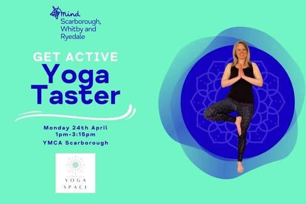 The Get Active yoga taster session will take place on Monday, April 24