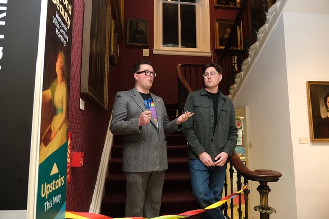 George Wakely and Aidan Brooks address guests